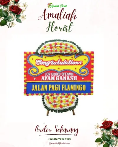 Bunga Papan Congratulation di Kebonjati